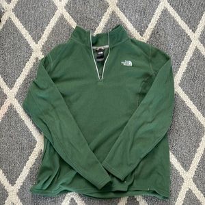 Green Northface pullover